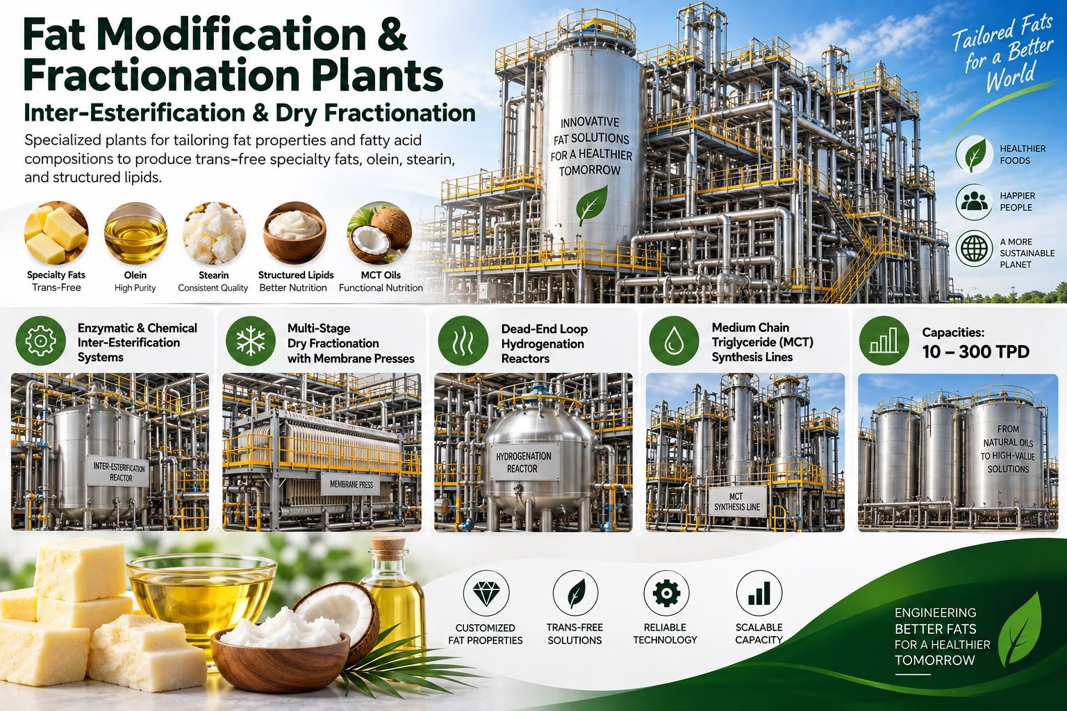 Fat Modification & Fractionation Plants